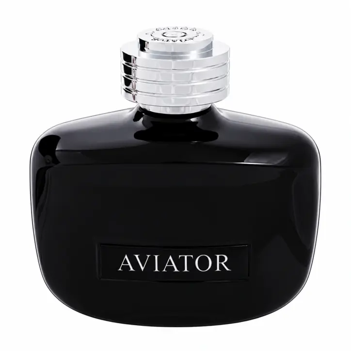 Paris Bleu Aviator Black Leather